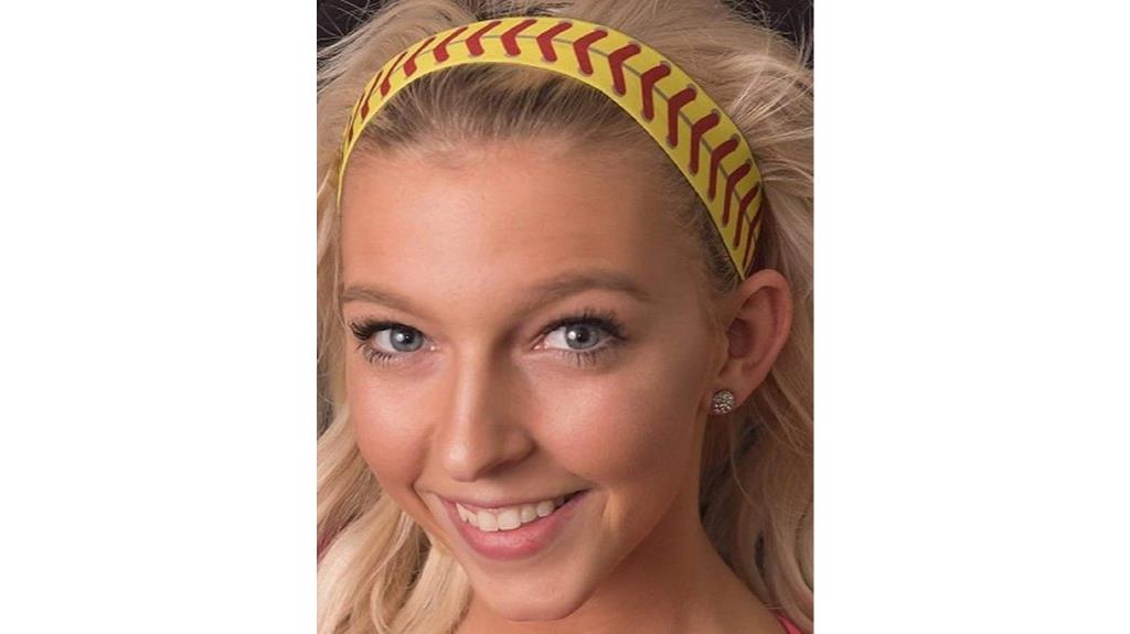 red stitch softball headband