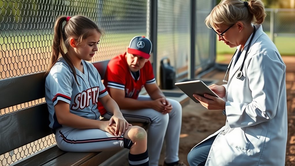 report injuries and communicate