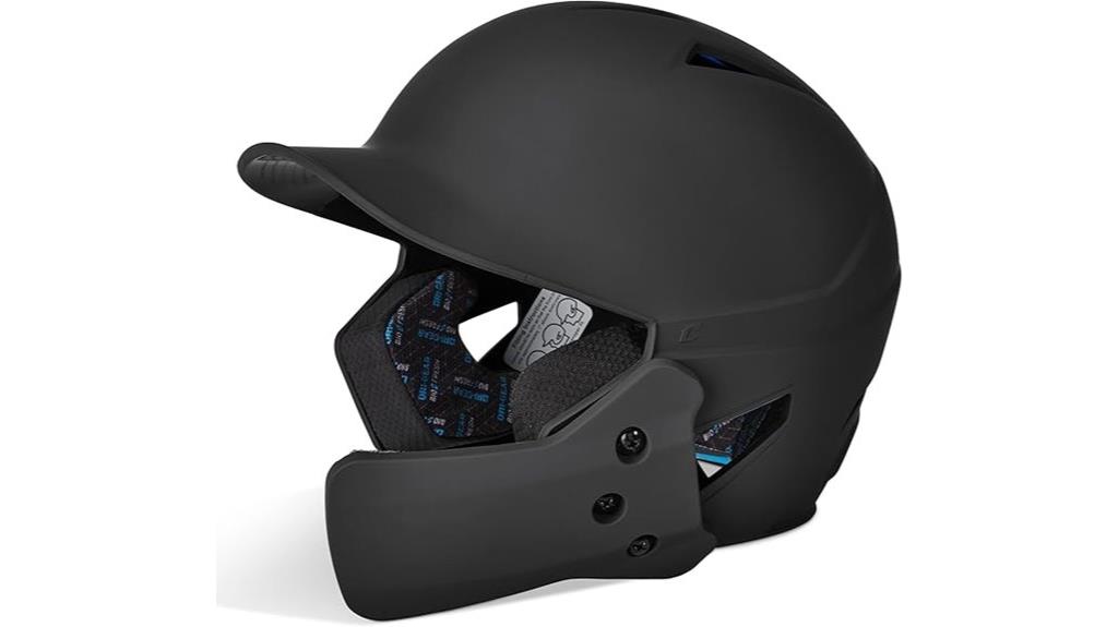 reversible jaw guard helmet