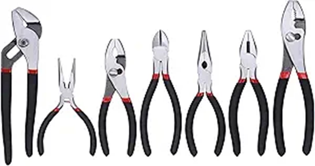 seven piece pliers set