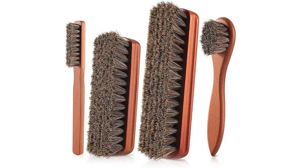 shoe cleaning brush set