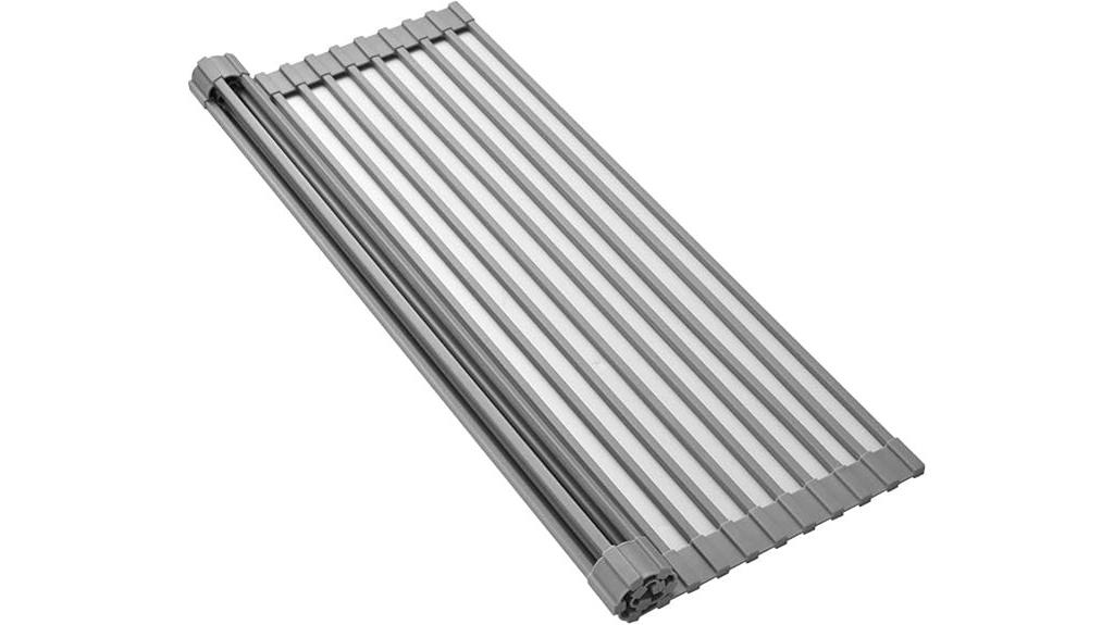 silicone coated stainless steel rack