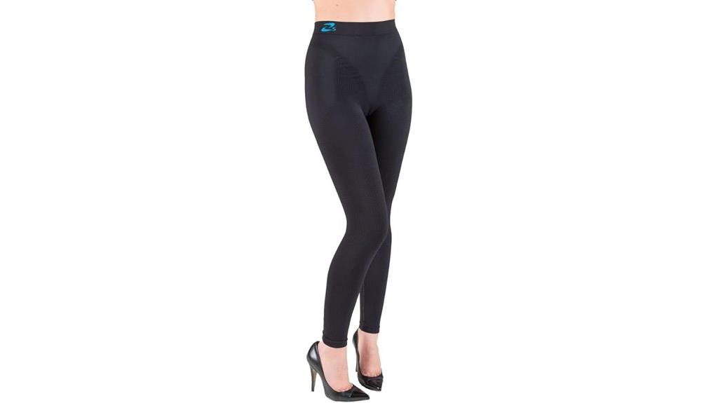 silver anti cellulite leggings