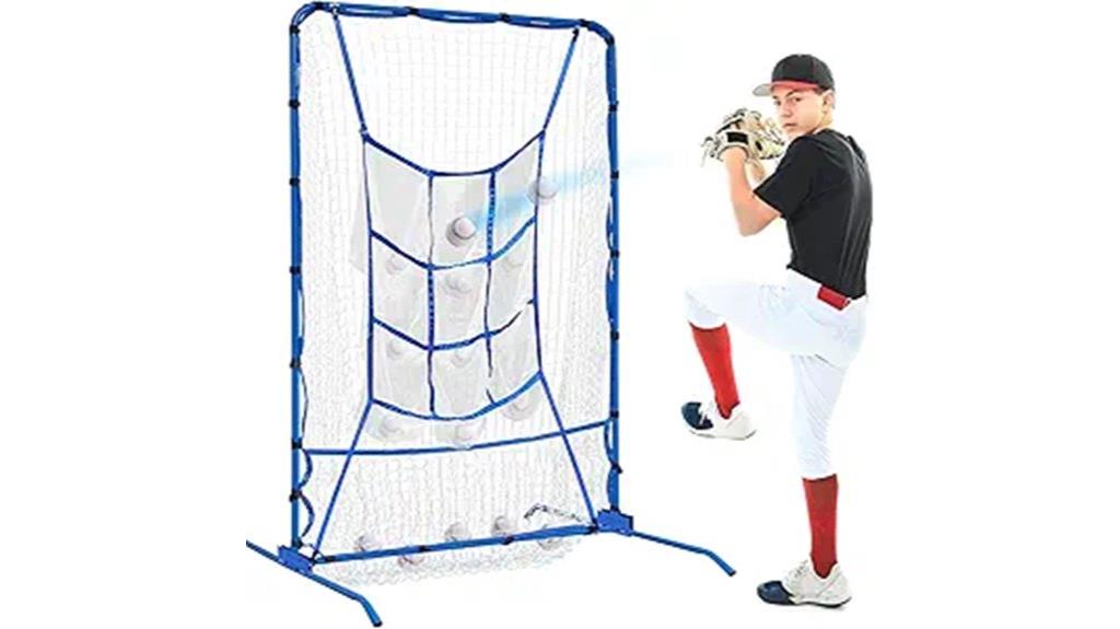 six foot baseball pitching net