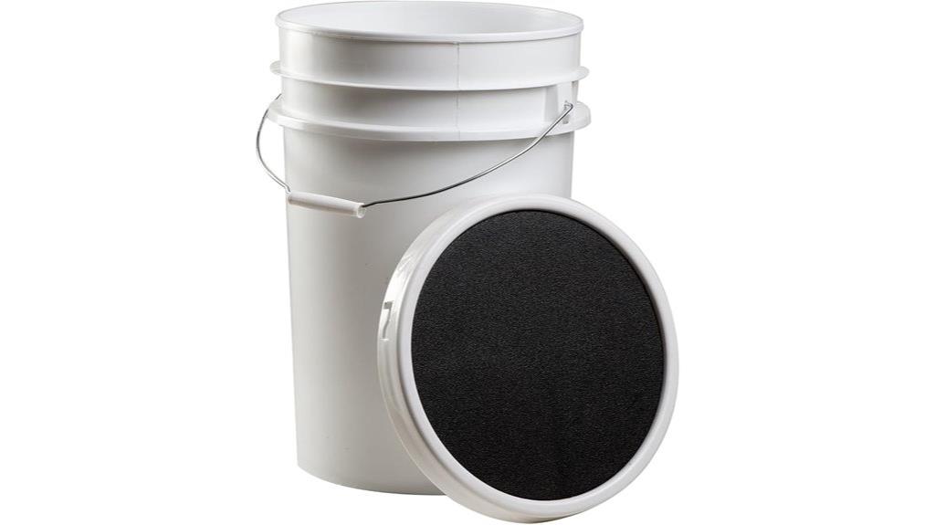 six gallon bucket seat