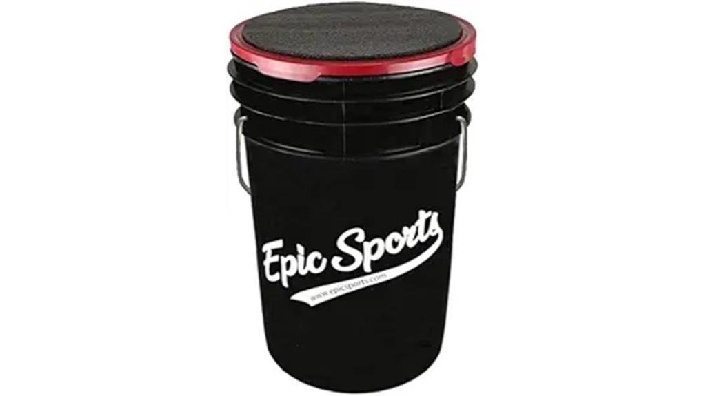 six gallon padded bucket