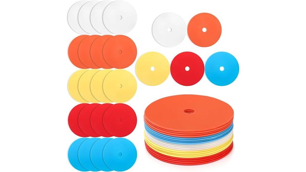 six inch flat cone markers