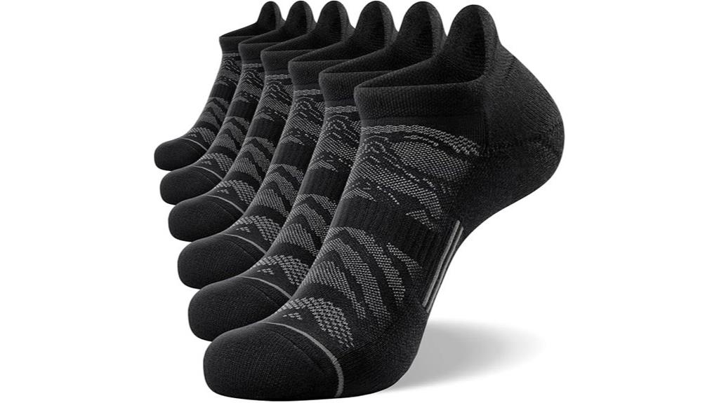 six pack men s running socks