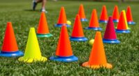 softball baserunning agility cones