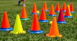 softball baserunning agility cones