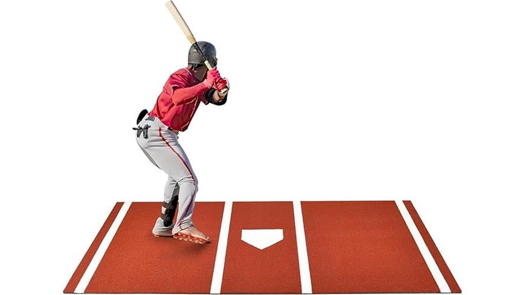 softball batting turf mat