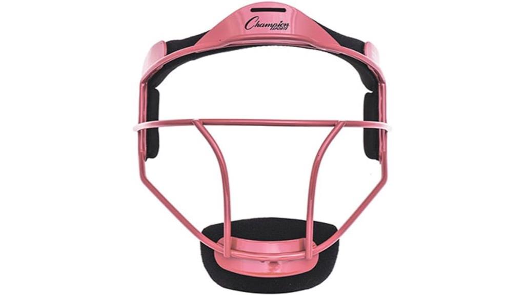 softball face mask equipment