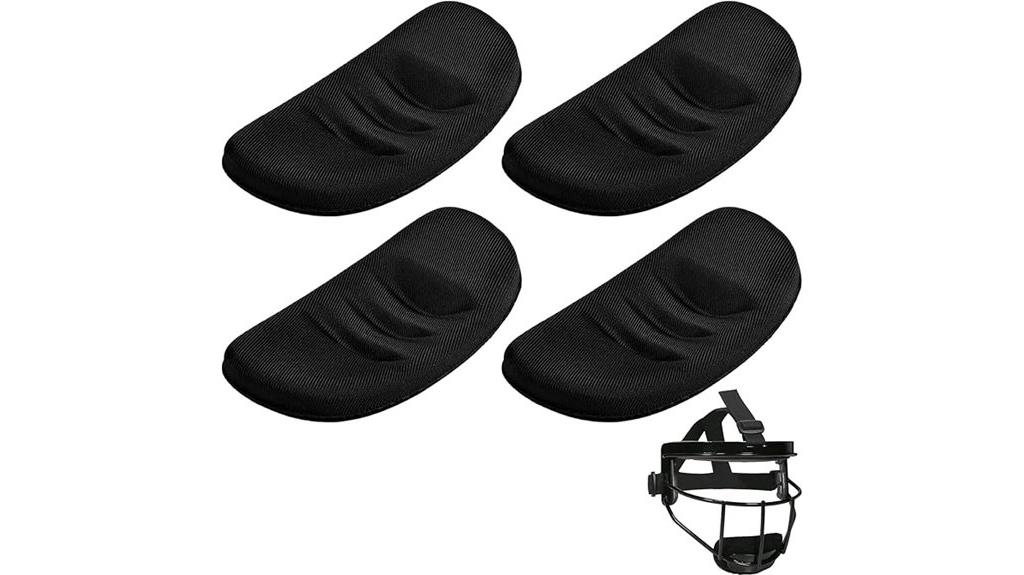 softball mask chin pads