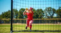 softball pitcher safety nets
