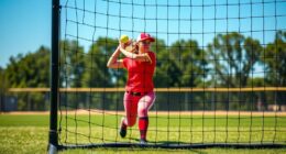 softball pitcher safety nets