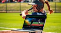 softball player profile creation
