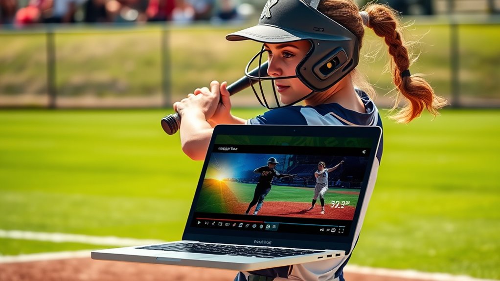 softball player profile creation
