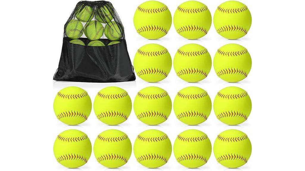 softball practice balls pack
