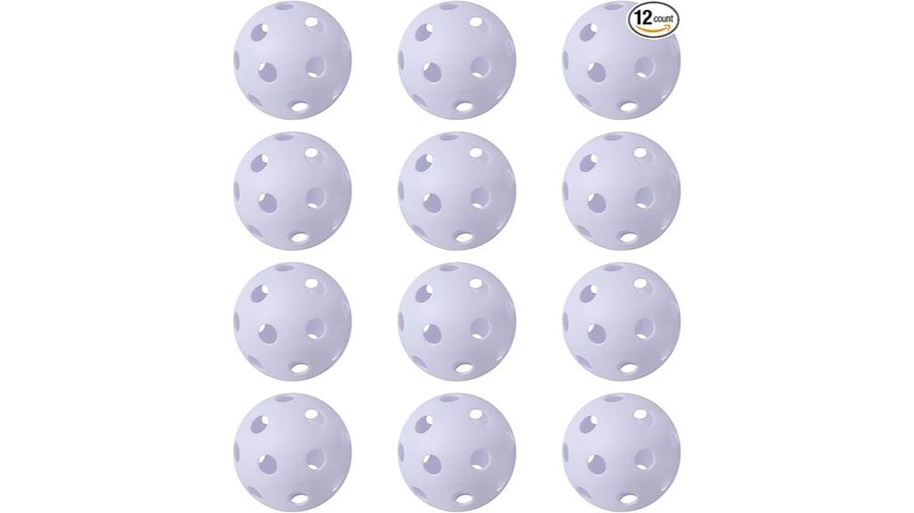 softball practice baseballs