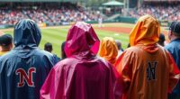 softball rain ponchos