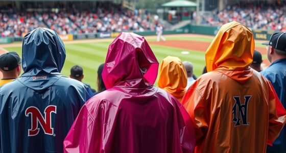 softball rain ponchos