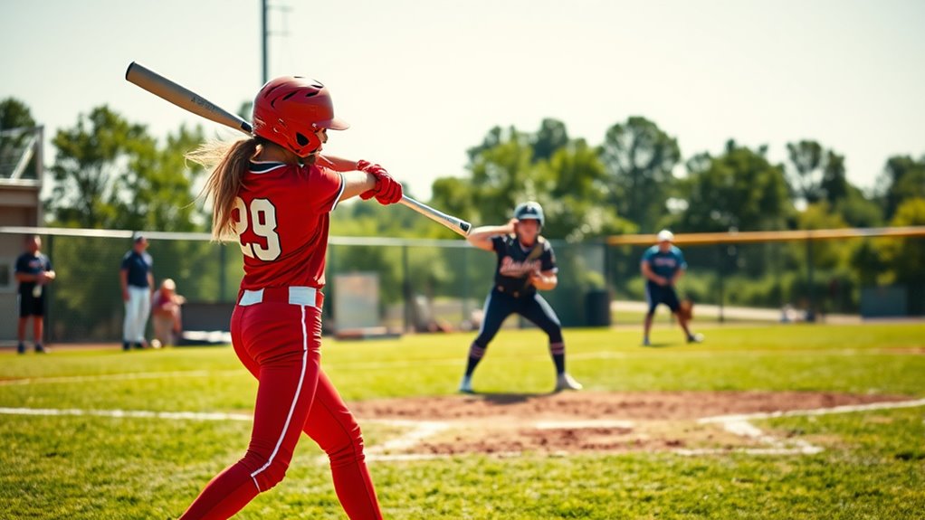 softball rules and positions