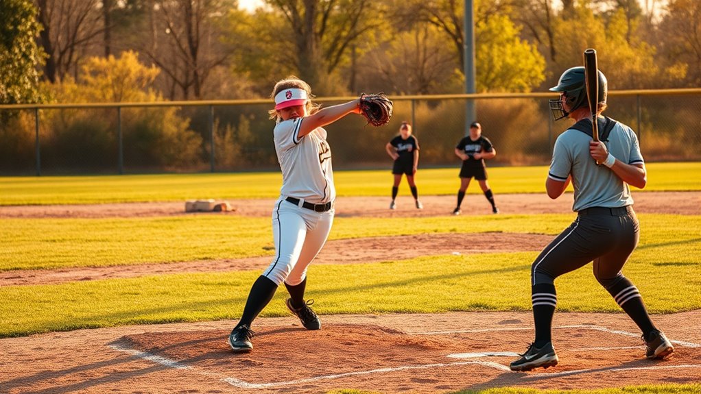 softball rules and positions