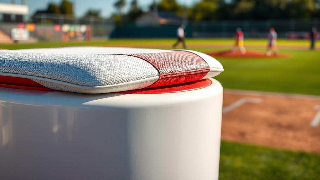 softball seats with cushions