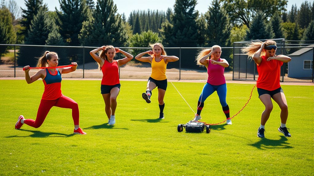 softball strength conditioning exercises
