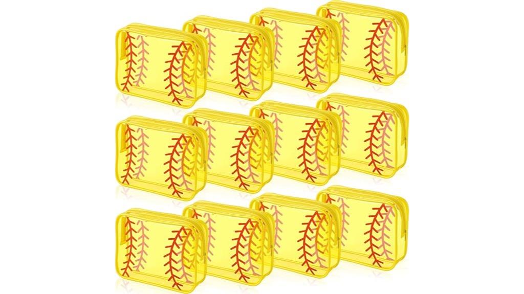 softball team waterproof organizer