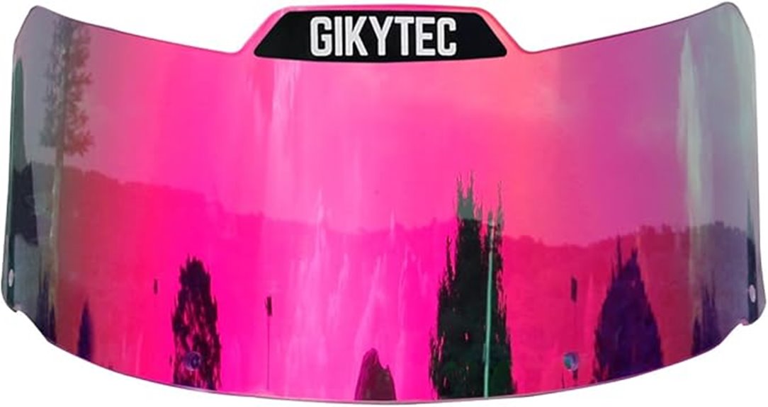 softball visor with mask
