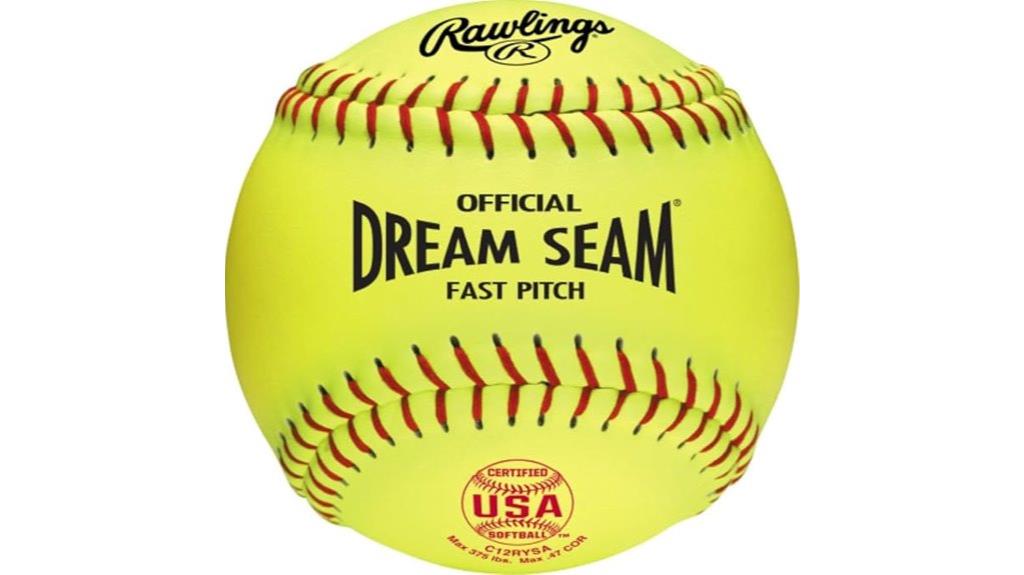 softballs 12 pack dream seam