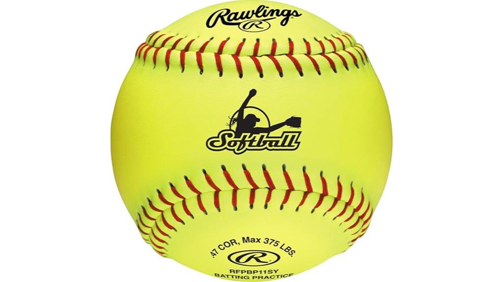 softballs for batting practice