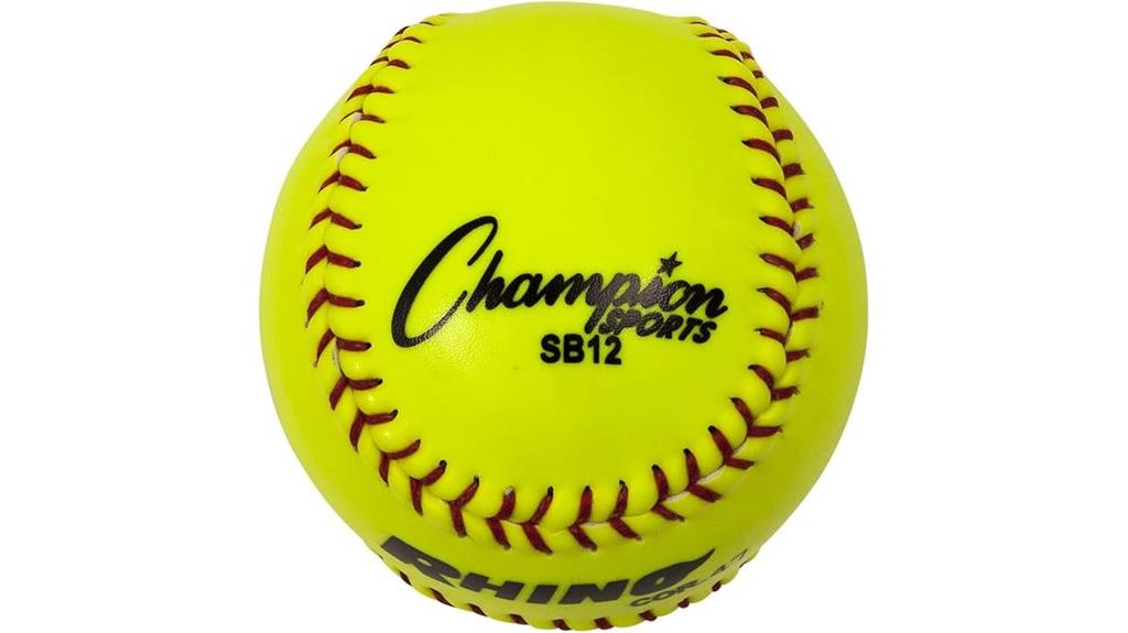 softballs with syntex leather
