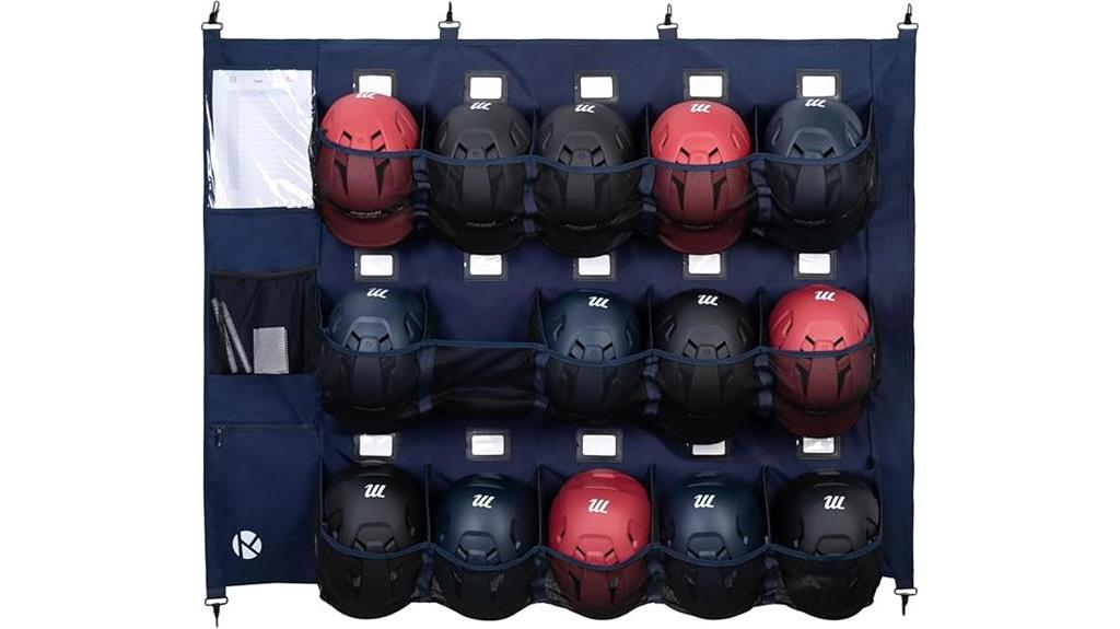 sports equipment storage organizer