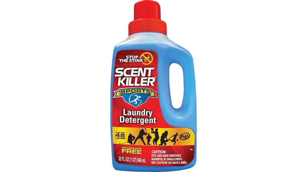 sports odor eliminating detergent