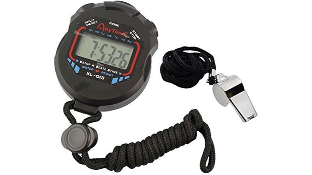 sports stopwatch with whistle