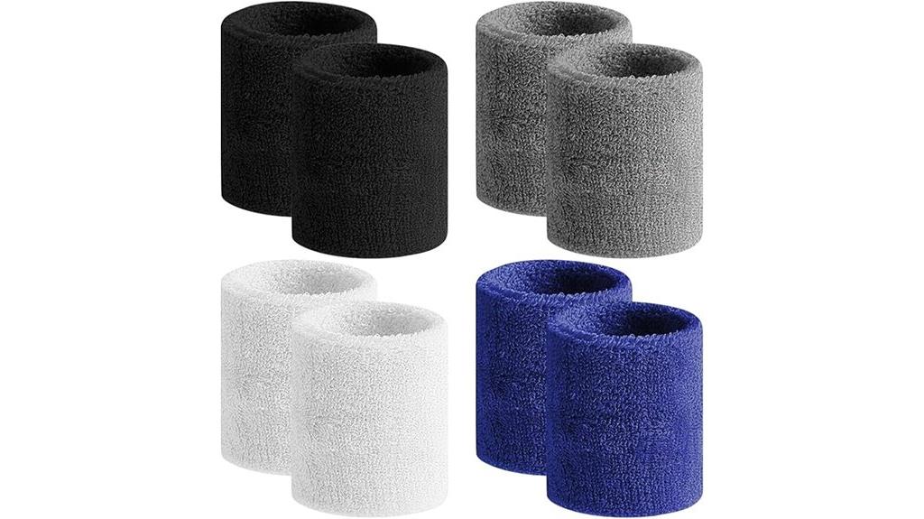 sports wristbands 8 pack