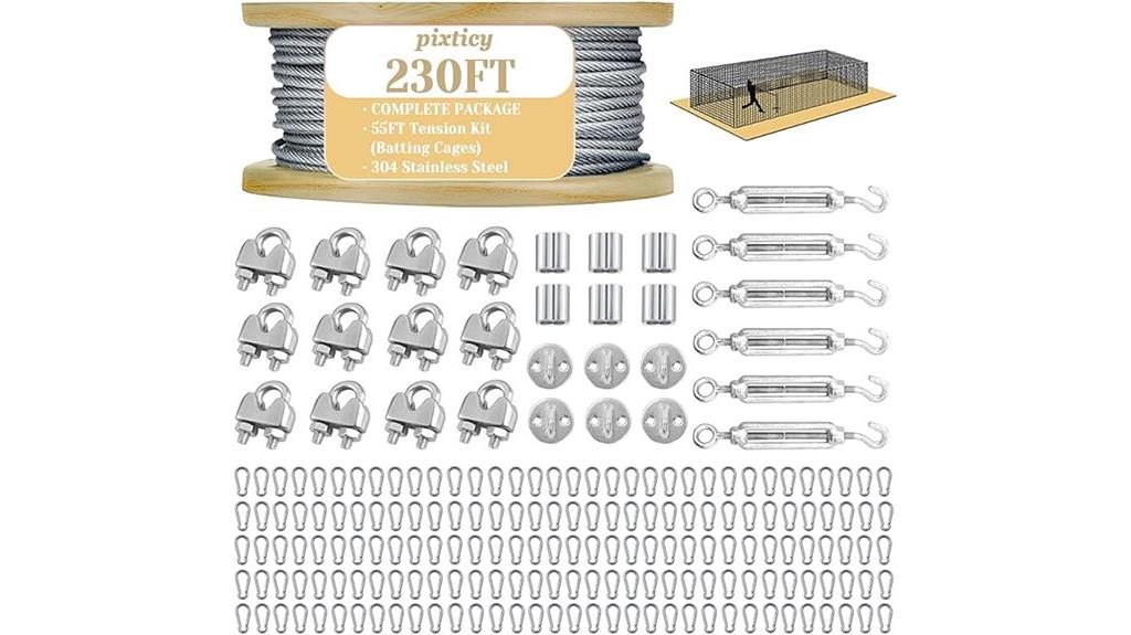 stainless steel net tension kit