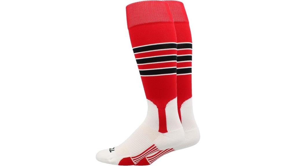 striped featheredge stirrup socks