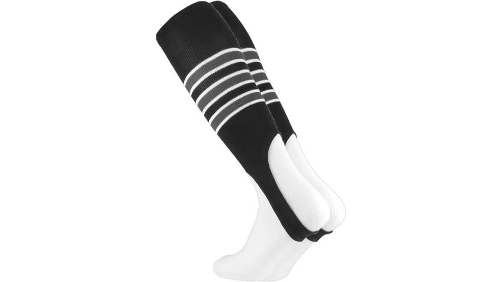 striped softball stirrups 7 inch