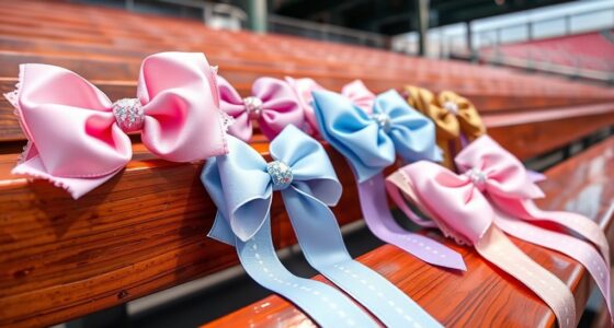 stylish softball hair accessories