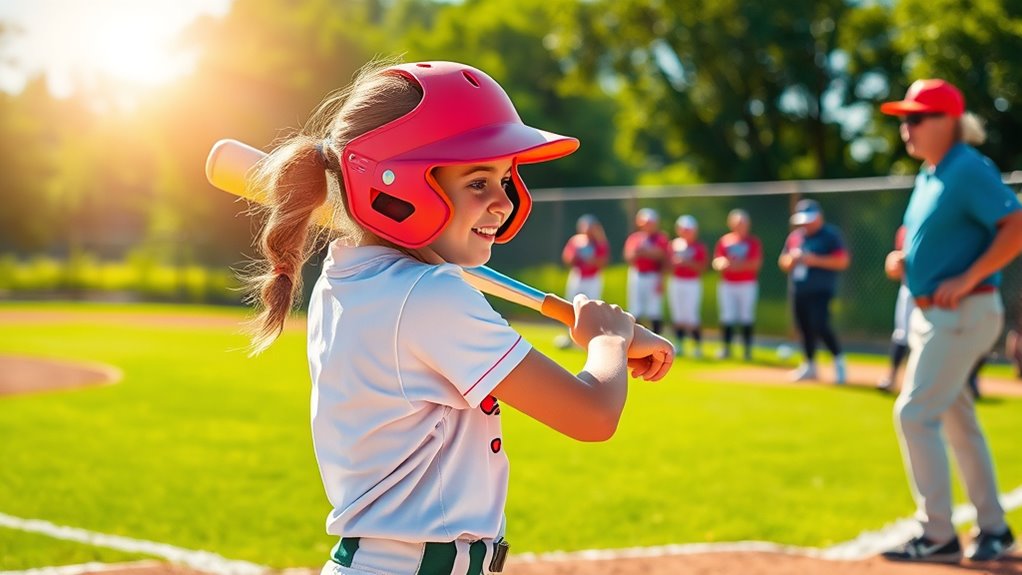supporting child s softball performance