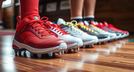 top mid cut softball cleats
