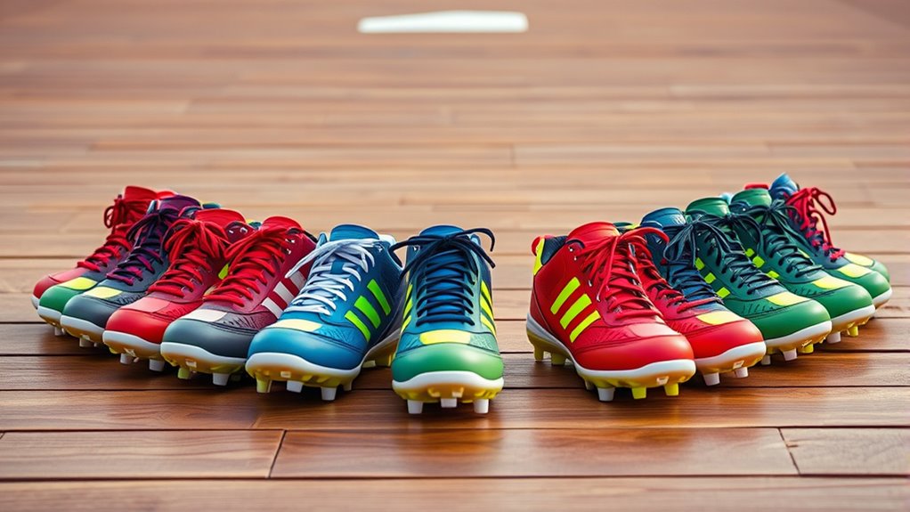top softball catcher cleats