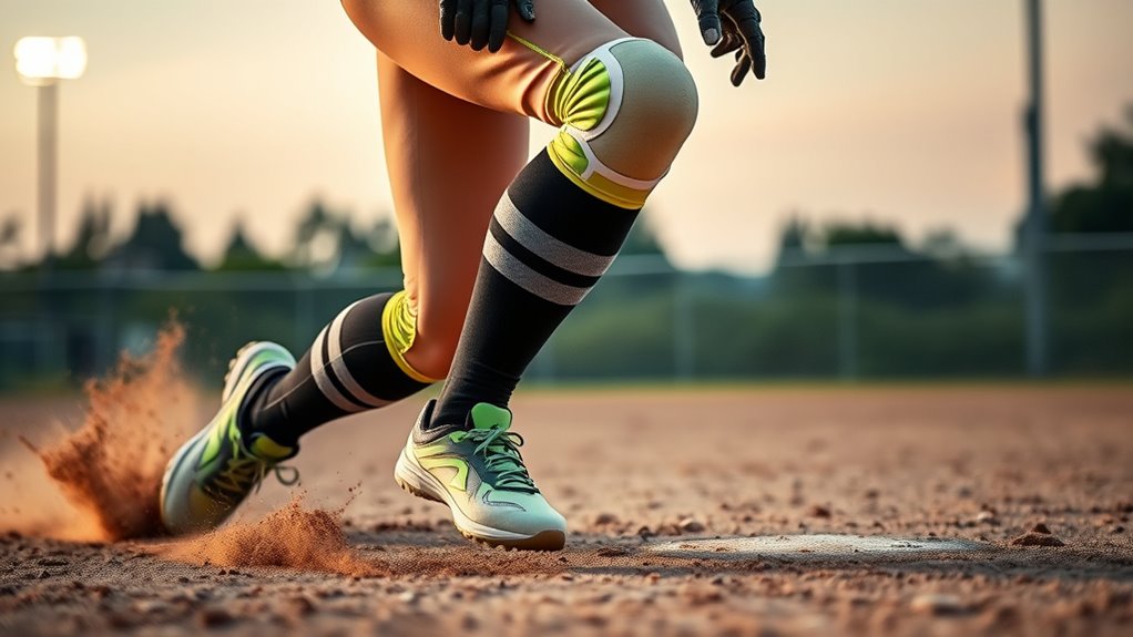 top softball knee sliders