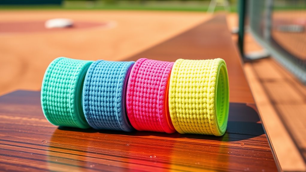 top softball wristbands for dryness