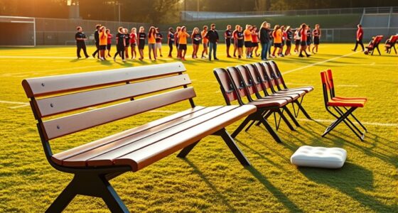 top travel team bench seating