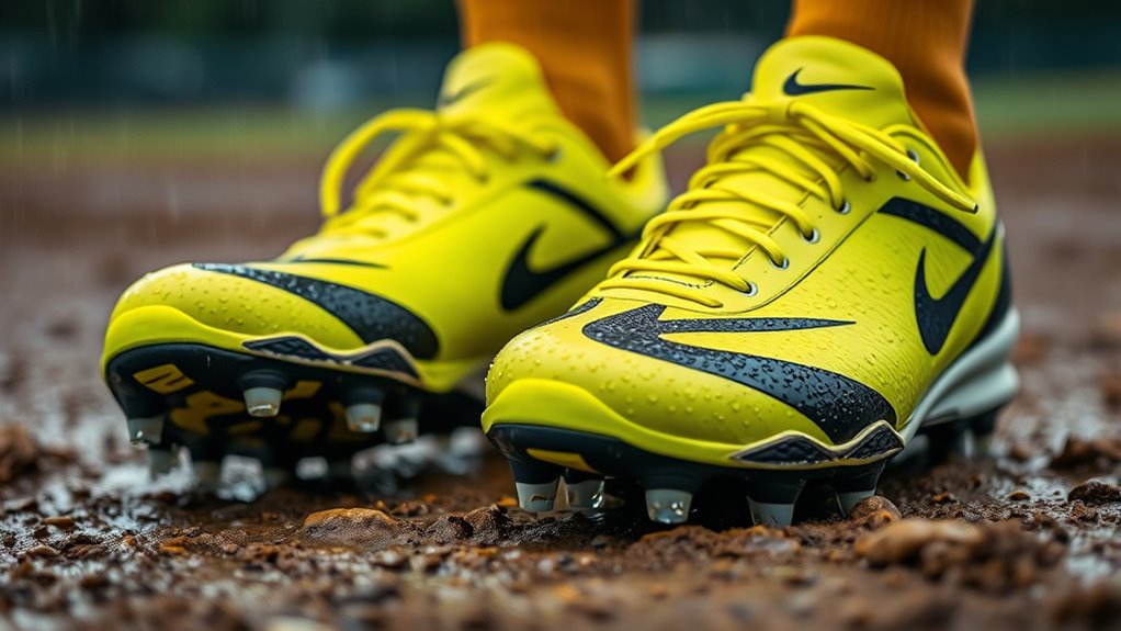 top waterproof softball cleats