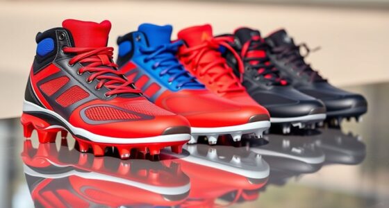 top wide foot softball cleats